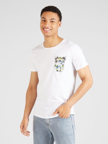 Key Largo - Camiseta 'DARK FATE' en blanco: frente