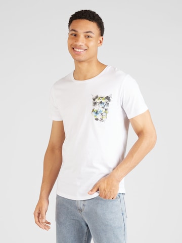 T-Shirt 'DARK FATE' Key Largo en blanc : devant