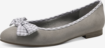 MARCO TOZZI נעלי בלרינה באפור: מלפנים