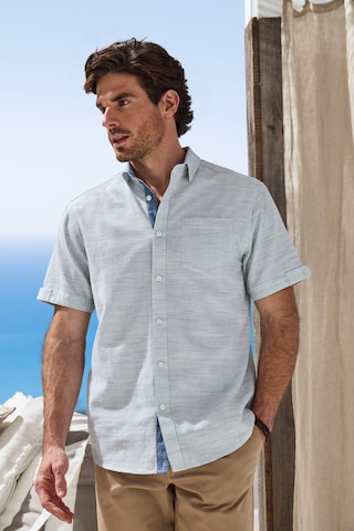 H.I.S - Ajuste regular Camisa en verde: frente