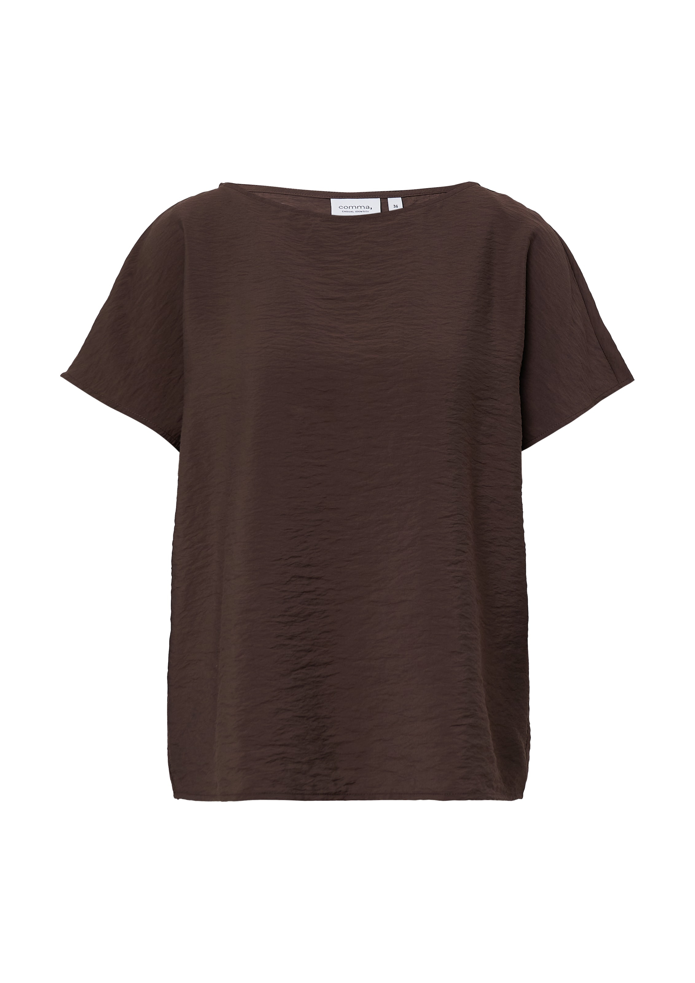 comma casual identity Blouse in Brown: front