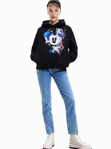 juoda Desigual Megztinis be užsegimo 'Mickey'