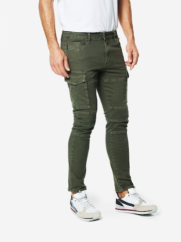 KOROSHI Slimfit Τζιν cargo σε πράσινο