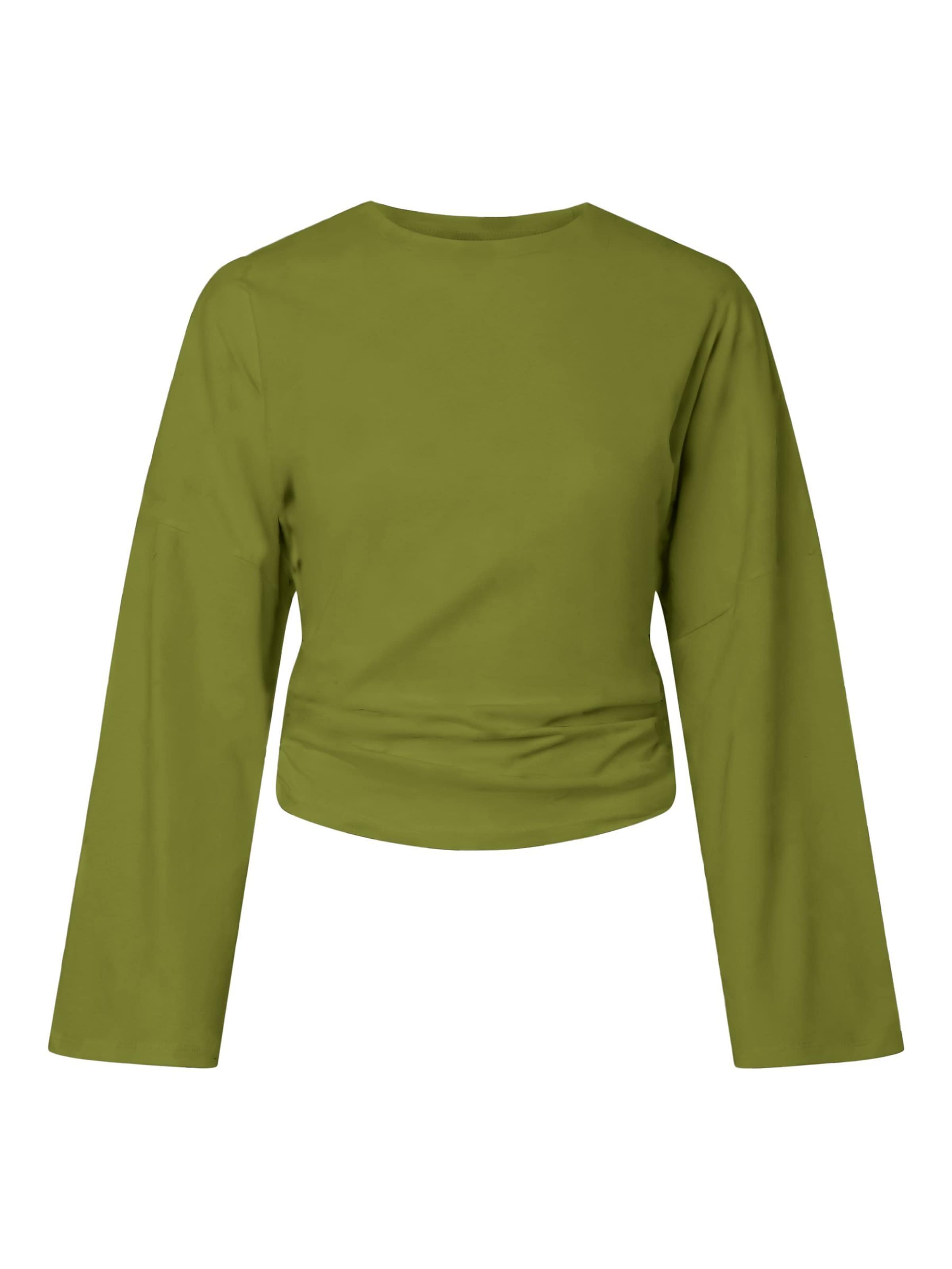 PIECES Shirt 'PCAlli' in Groen: voorkant