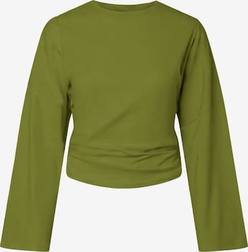 Maglietta 'PCAlli' di PIECES in verde: frontale