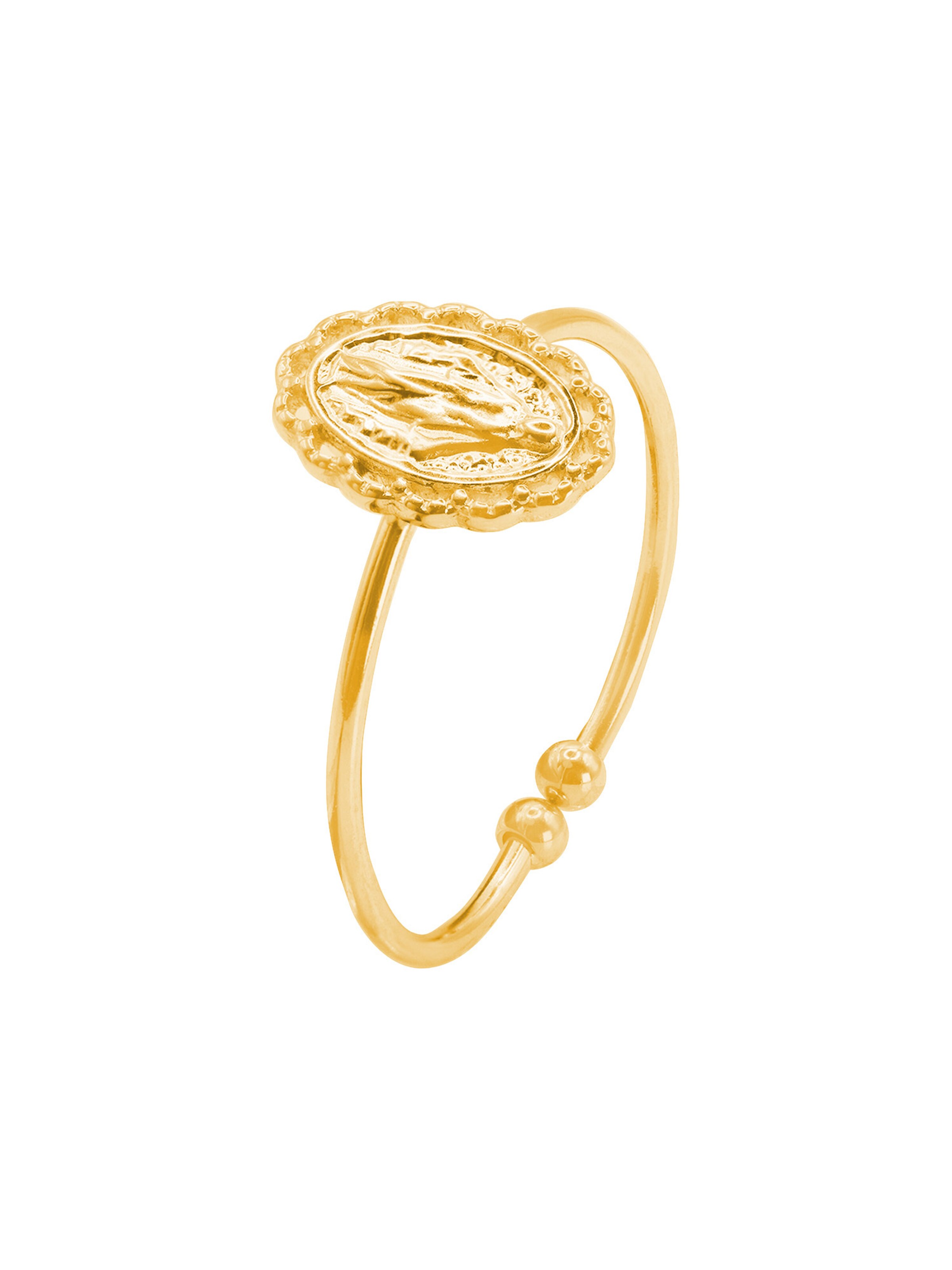 Heideman Ring 'Quint' in Gold: Vorderseite