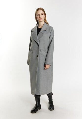 DreiMaster Vintage Between-Seasons Coat in Grey: front