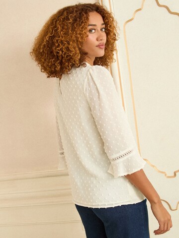 love & roses Μπλούζα σε λευκό