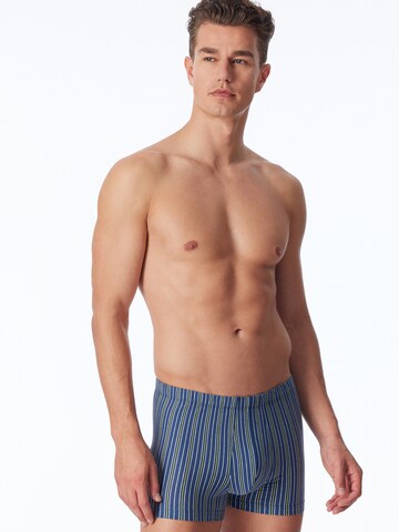 Boxers ' 95/5 Organic ' SCHIESSER en bleu : devant