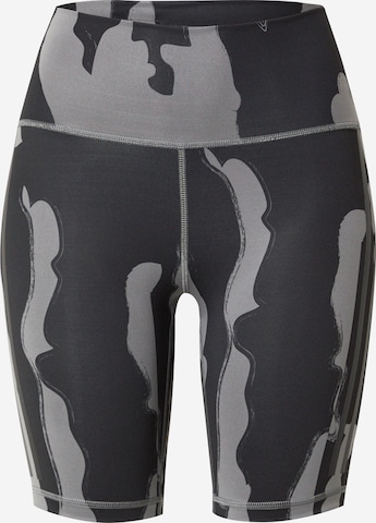 ADIDAS SPORTSWEAR - Skinny Calças de desporto 'Thebe Magugu Bike' em cinzento: frente