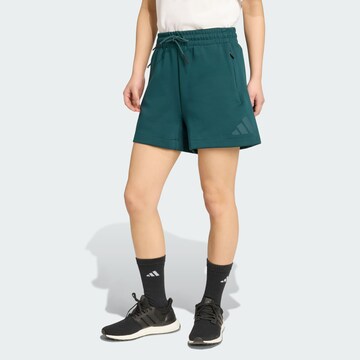 Loosefit Pantaloni sportivi 'Z.N.E.' di ADIDAS SPORTSWEAR in verde: frontale