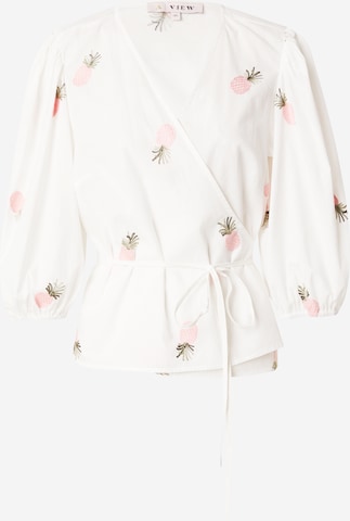 A-VIEWBluza 'Rebekka' - bijela boja: prednji dio