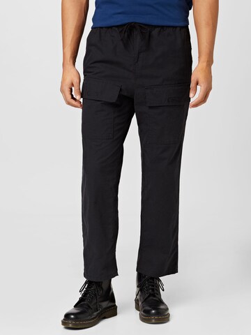 Loosefit Pantaloni cu buzunare 'Karl' de la JACK & JONES pe negru: față