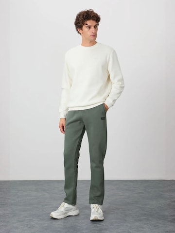 Sweat-shirt Tommy Life en blanc