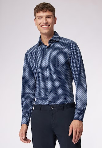 ROY ROBSON Regular fit Business Shirt in Blue: front