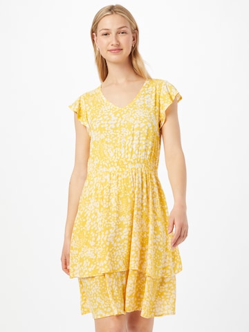 Sublevel Summer Dress in Yellow: front
