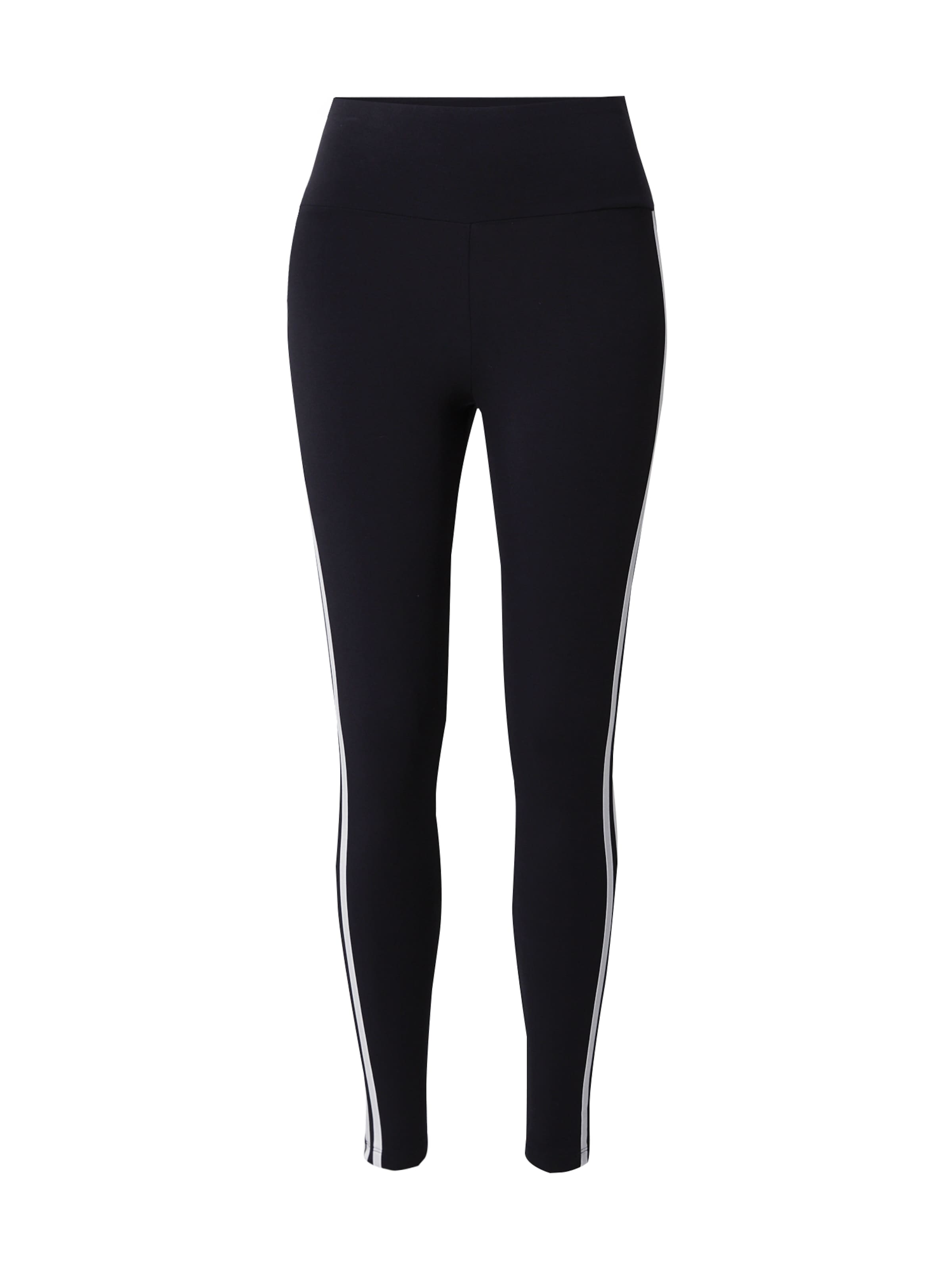 ADIDAS ORIGINALS - Skinny Leggings '3-Stripes' en negro: frente