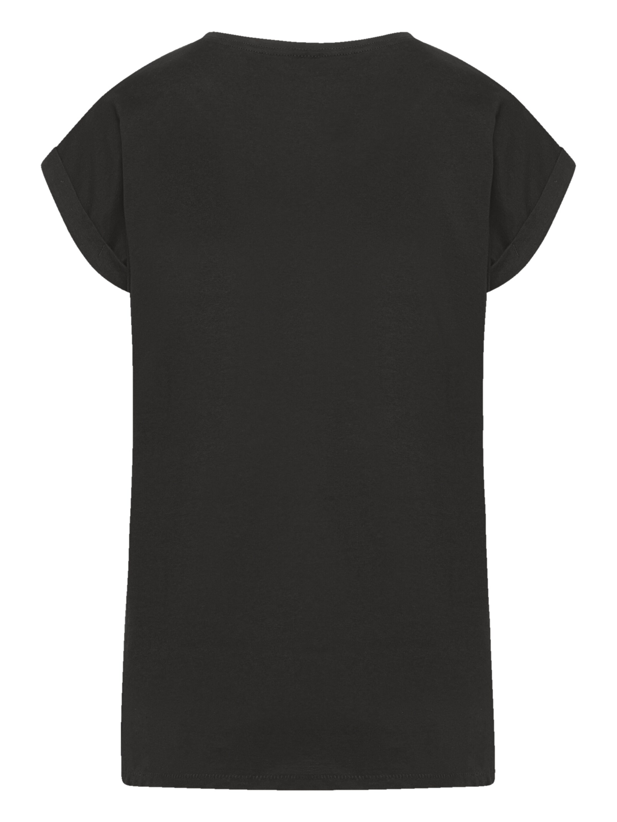 F4NT4STIC T-Shirt 'Billie Eilish Pink Face' in Schwarz