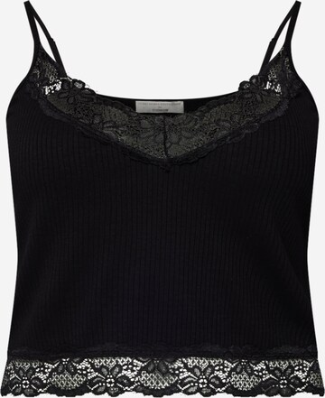 Guido Maria Kretschmer Curvy - Top 'Pina' em preto: frente