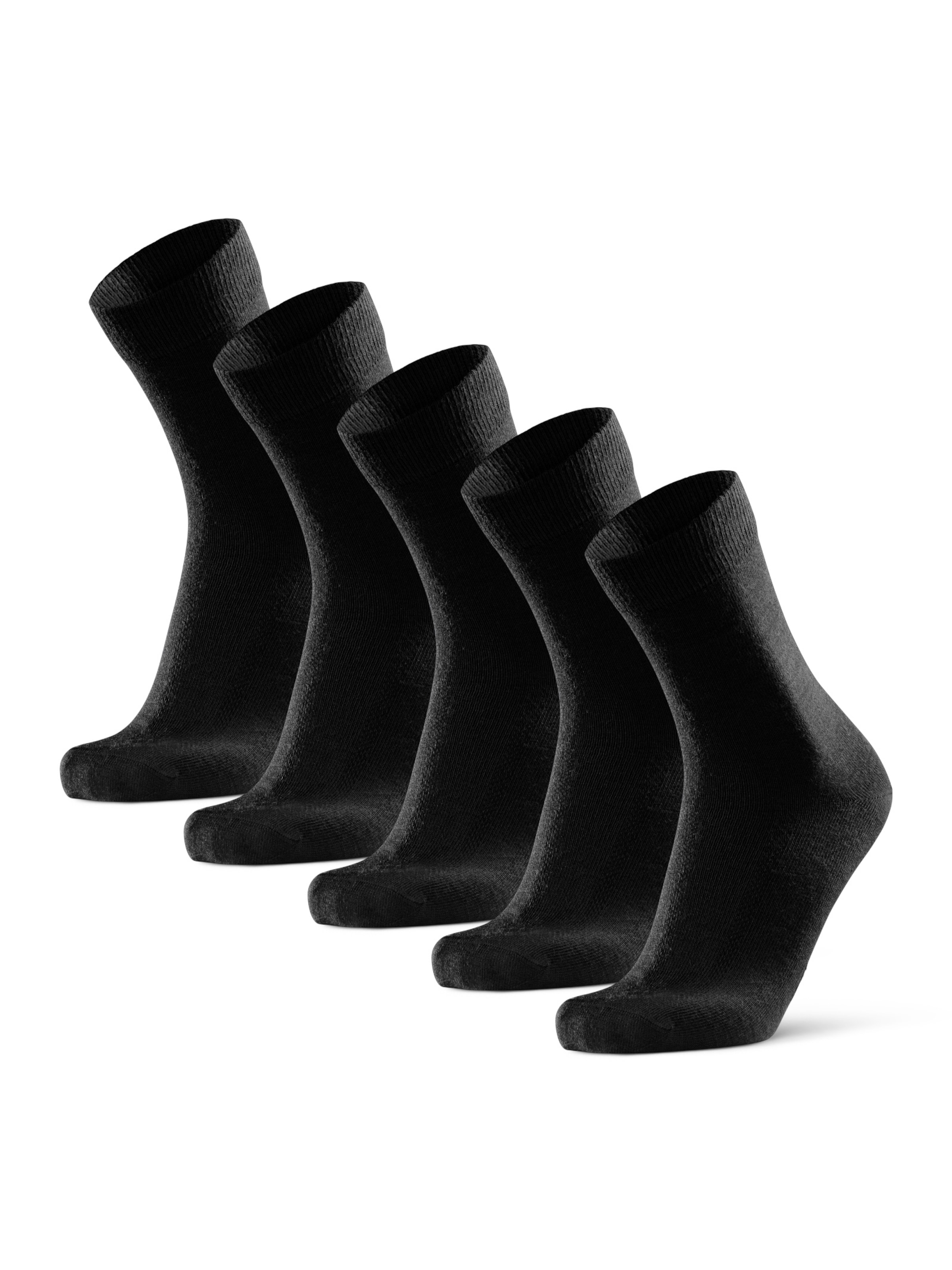 DANISH ENDURANCE Sokker 'Merino Dress' i sort: forside