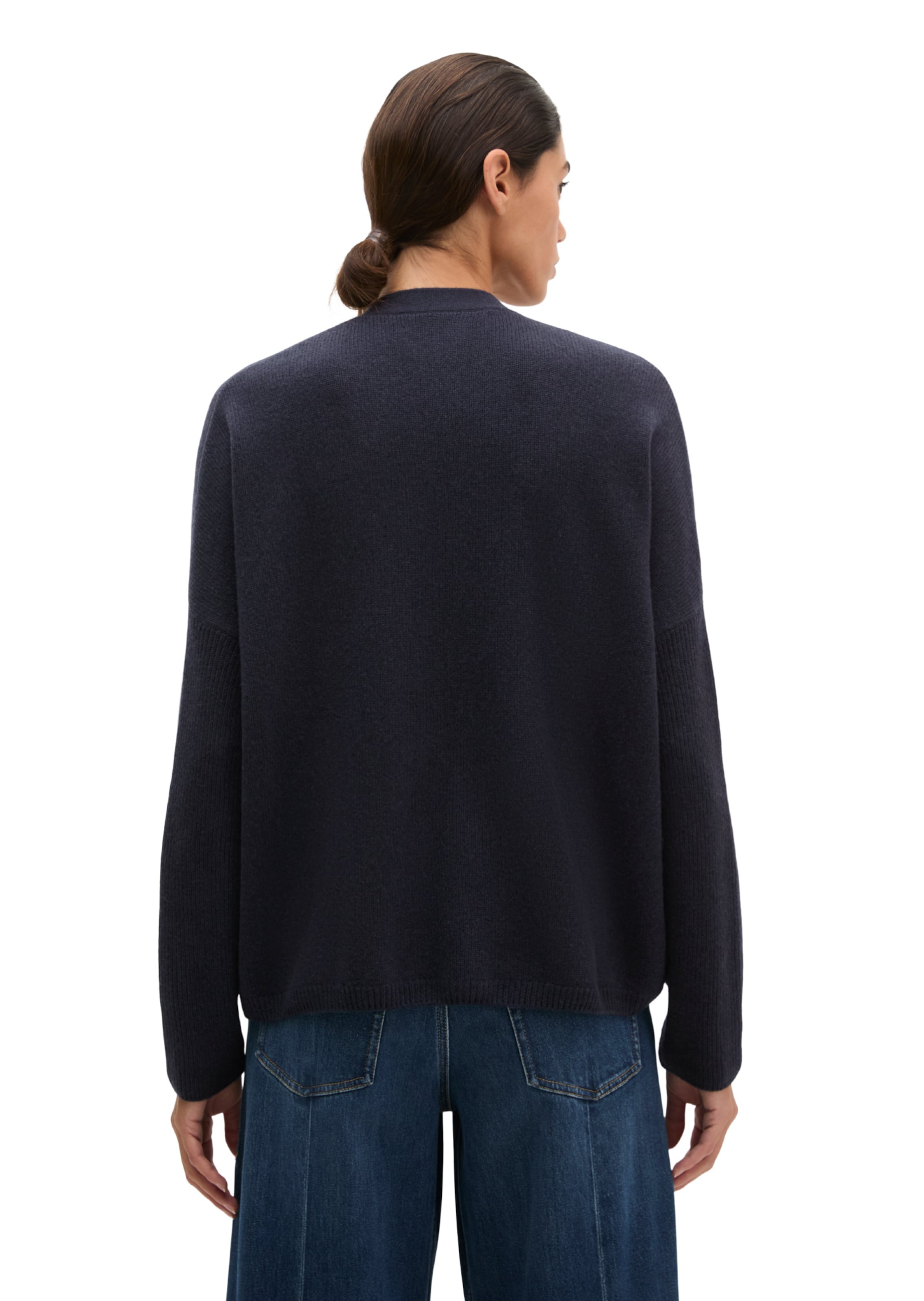 Marc O'Polo Gebreid vest in Blauw