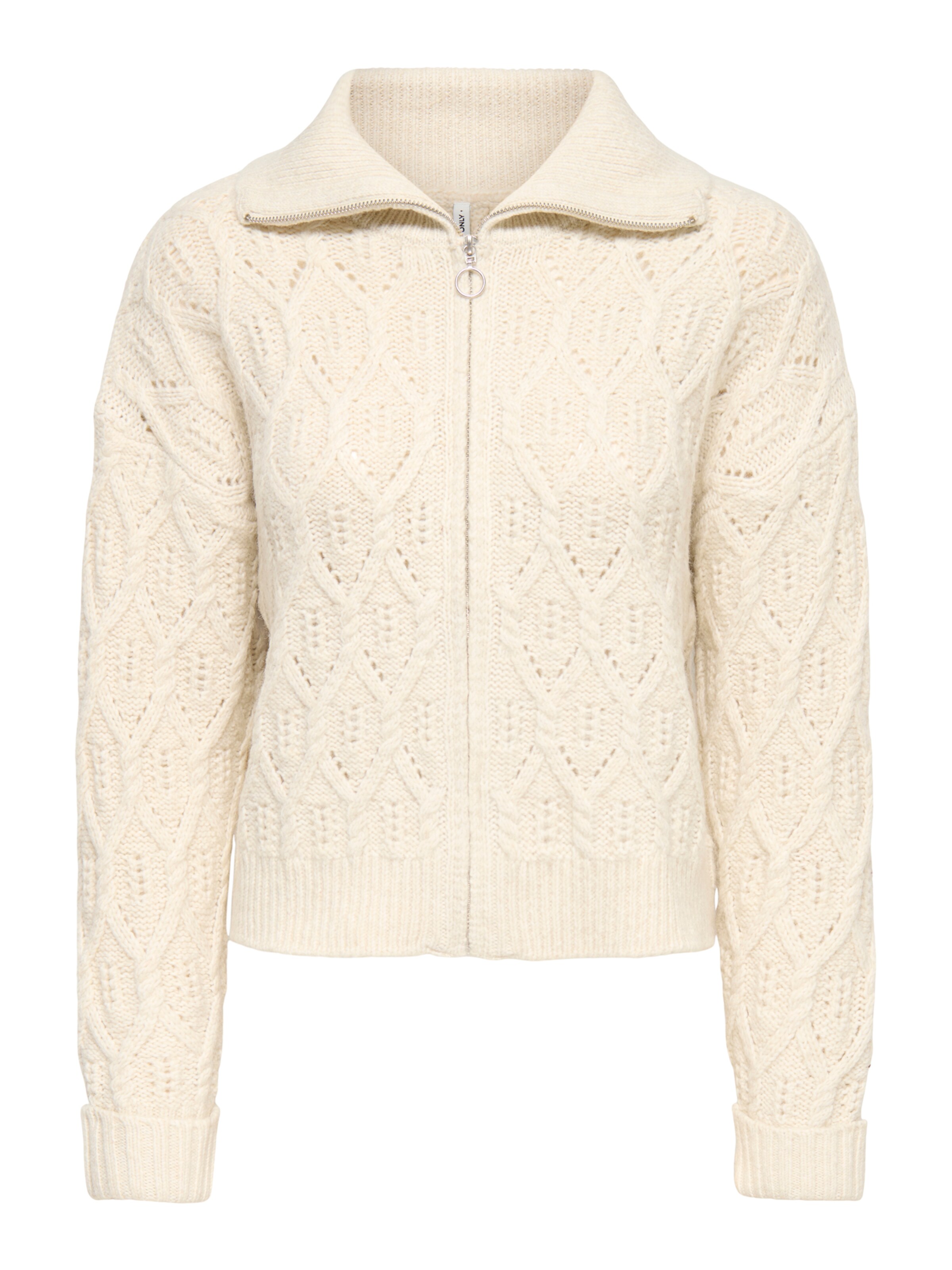 ONLY Knit cardigan 'ONLFREJA' in Beige: front
