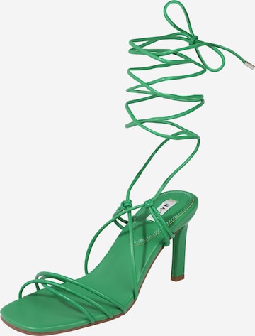 NA-KD Sandals in Green: front