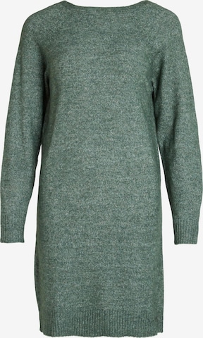 VILA Knitted dress 'Ella' in Green: front