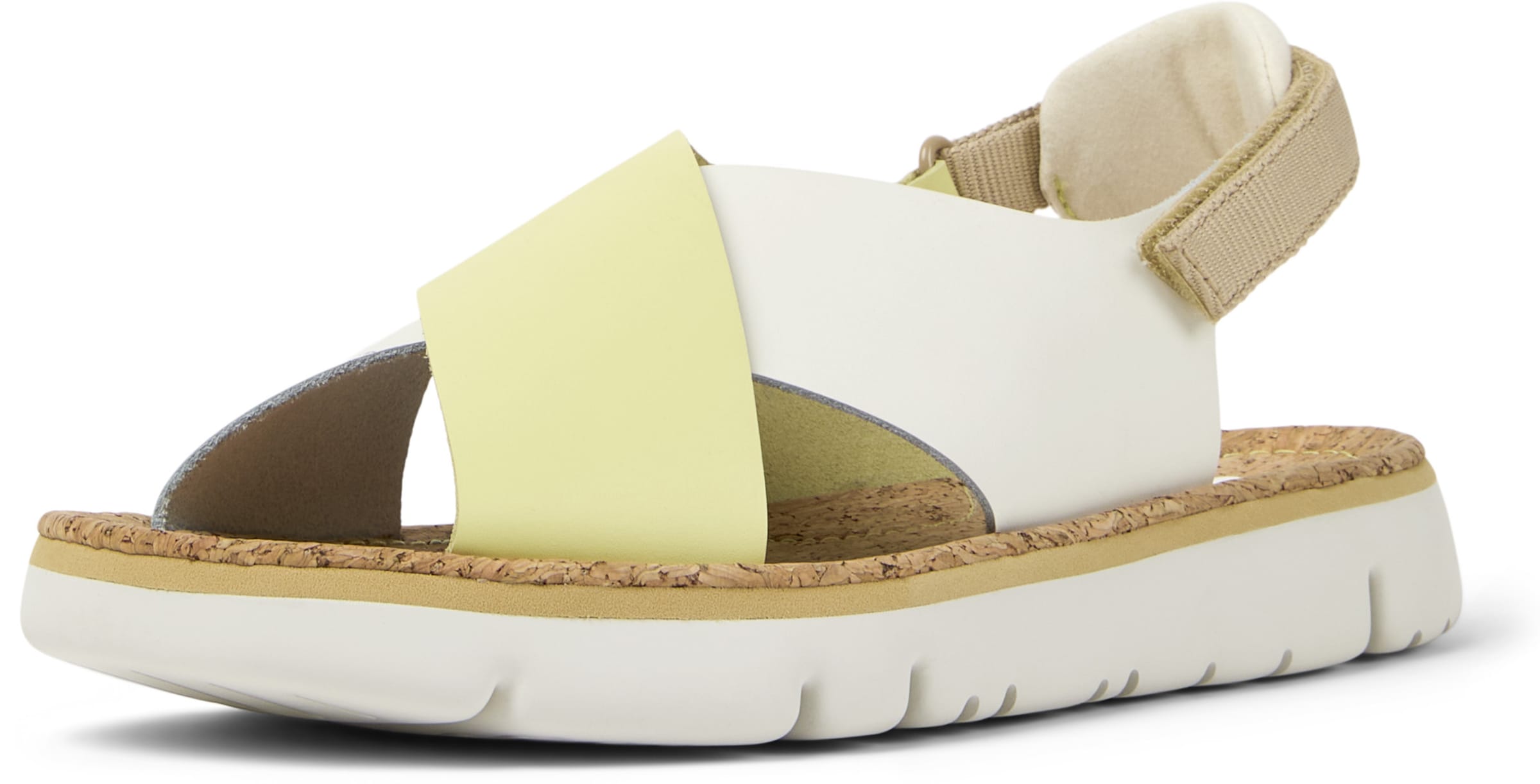 CAMPER Sandale 'Oruga' in Weiß: Vorderseite