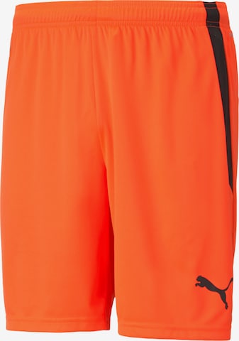 PUMA Regular Workout Pants in Red: front