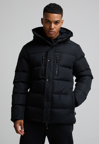 Veste d’hiver 'Paglia' Zavetti Canada en noir : devant