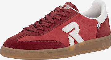 Sneaker bassa di Rieker Sport in rosso: frontale