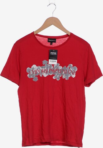 Emporio Armani T-Shirt XL in Rot: predná strana