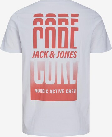 T-Shirt 'Ounce' JACK & JONES en blanc