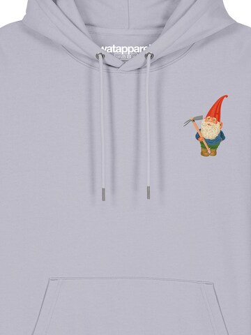 Felpa 'Gartenzwerg' di Watapparel in lilla