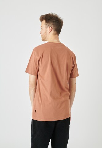 Cleptomanicx Shirt 'Ligull Regular' in Brown