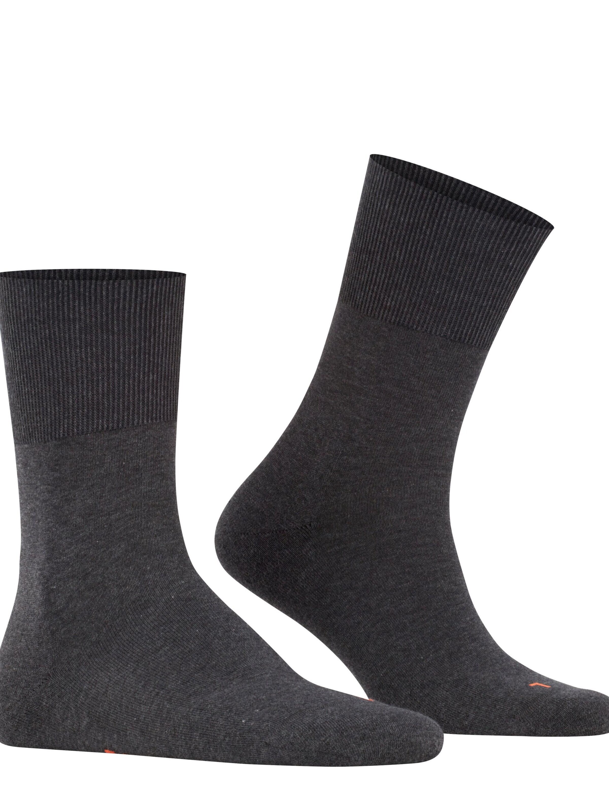 FALKE Socks 'Run' in Grey: front