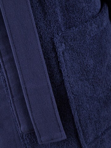 LACOSTE Long Bathrobe 'LDEFILE' in Blue