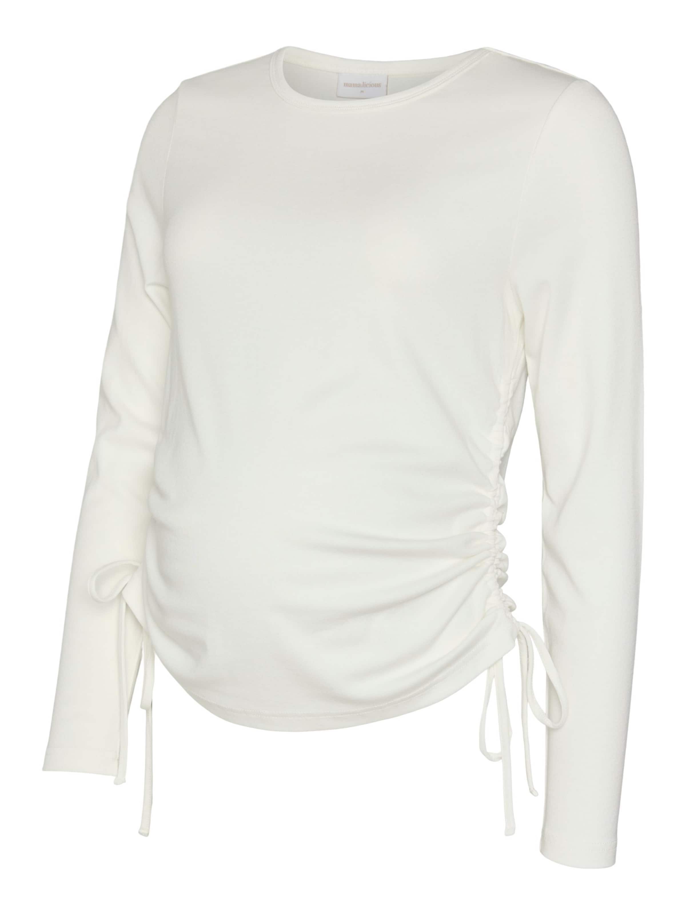 T-shirt 'ESTELLA' MAMALICIOUS en blanc : devant