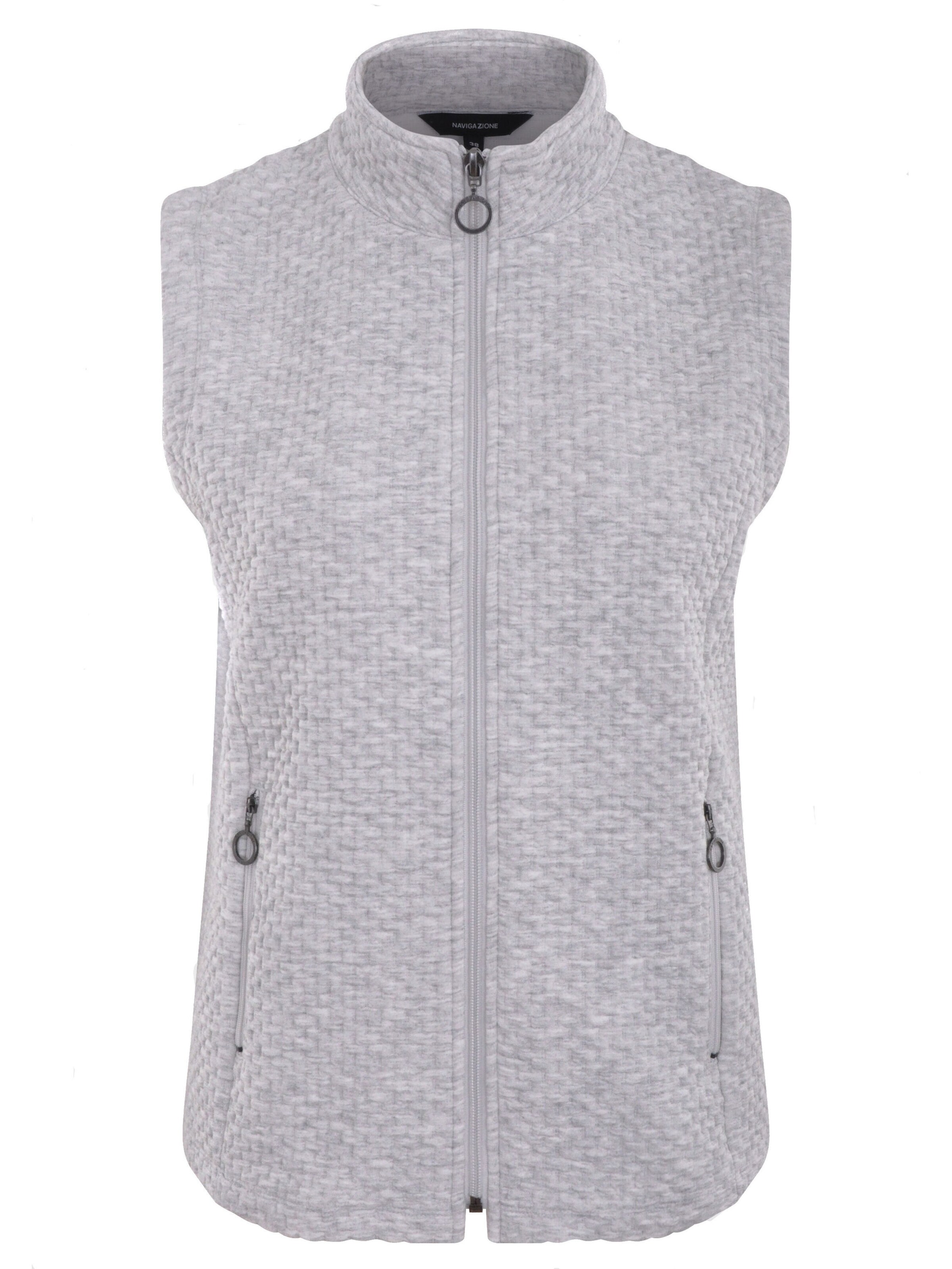 Navigazione Bodywarmer in Grijs: voorkant