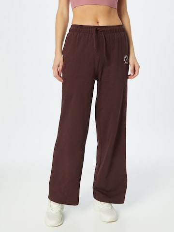 South Beach Wide Leg Sportsbukser i brun: forside