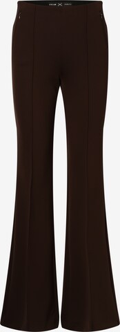 MAC Bootcut Bundfaltenhose 'Dream Boot' in Braun: predná strana