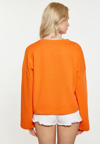 IZIA Sweatshirt in Oranje