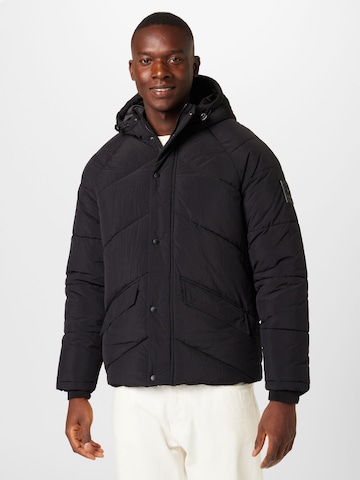 Veste d’hiver BURTON MENSWEAR LONDON en noir : devant