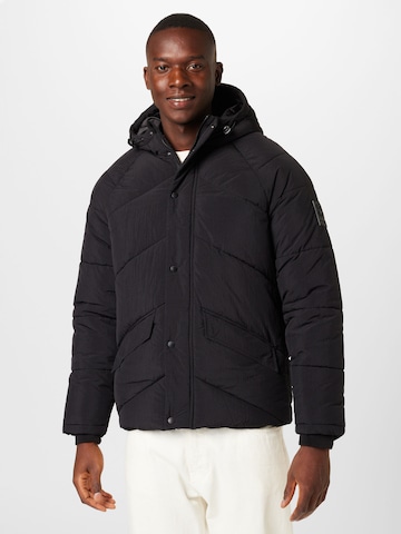BURTON MENSWEAR LONDON Zimná bunda - Čierna: predná strana