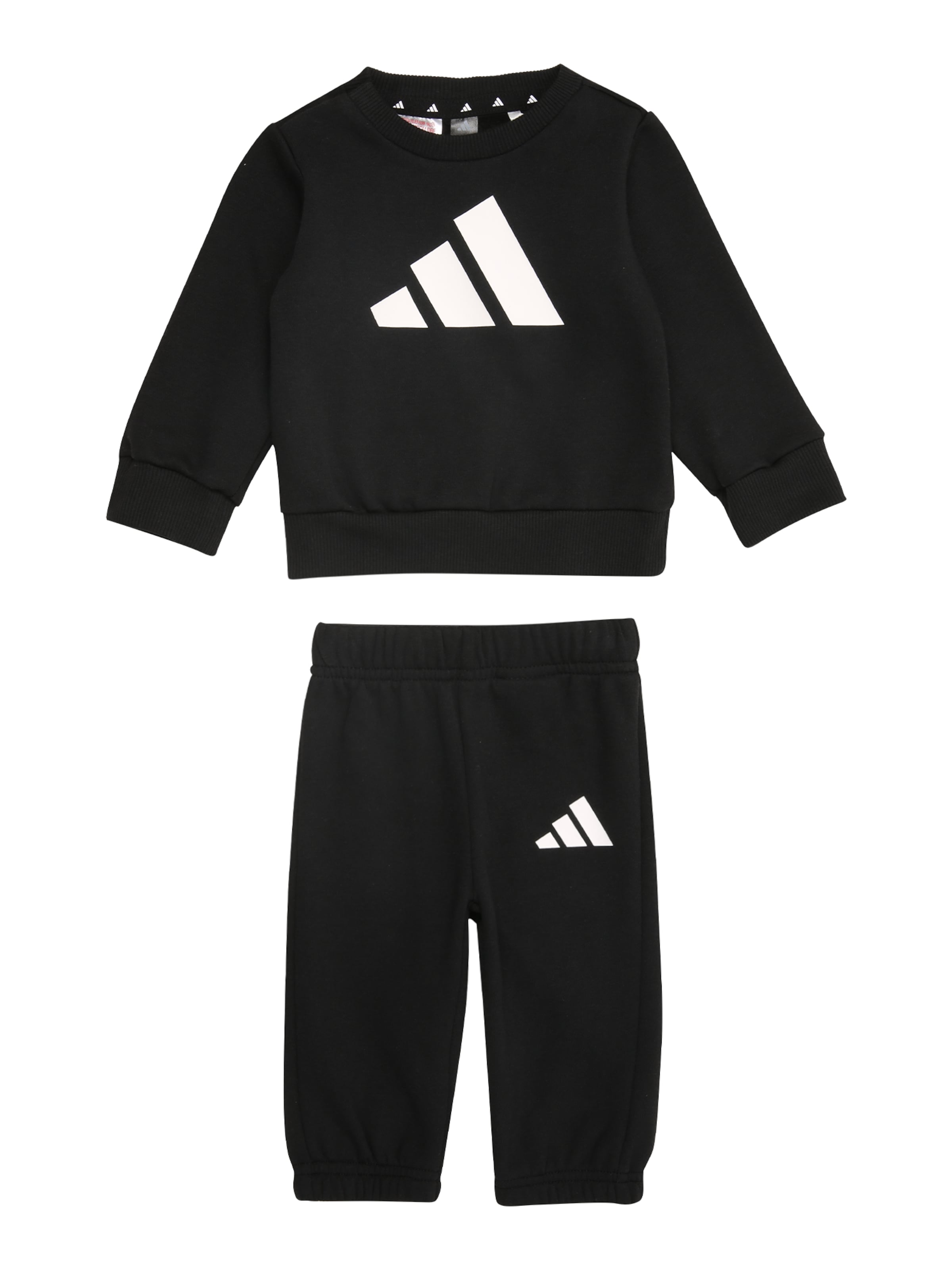 ADIDAS SPORTSWEAR Træningsdragt 'Essentials' i sort: forside