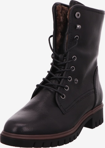 Boots 'Stiefel Damen Justina 01 Echtleder in schwarz' Regarde le Ciel en marron : devant