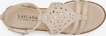 LASCANA Sandal i beige