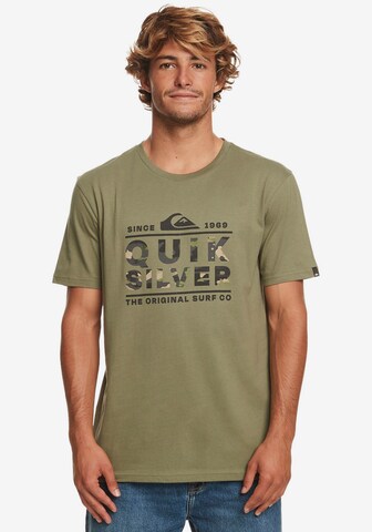 QUIKSILVER Performance Shirt in Green: front