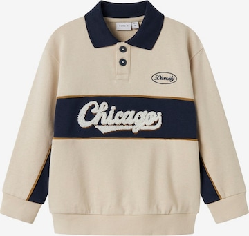 Sweat 'NMMLUCAN' NAME IT en beige : devant